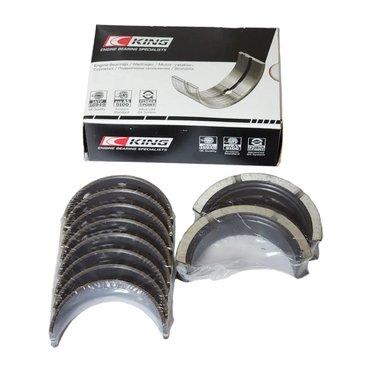 King Mb5293mc Standard Main Bearings Set For 2014+ Gm Gen V Lt 5.3L 6.2L Lt1 L86 L83 1