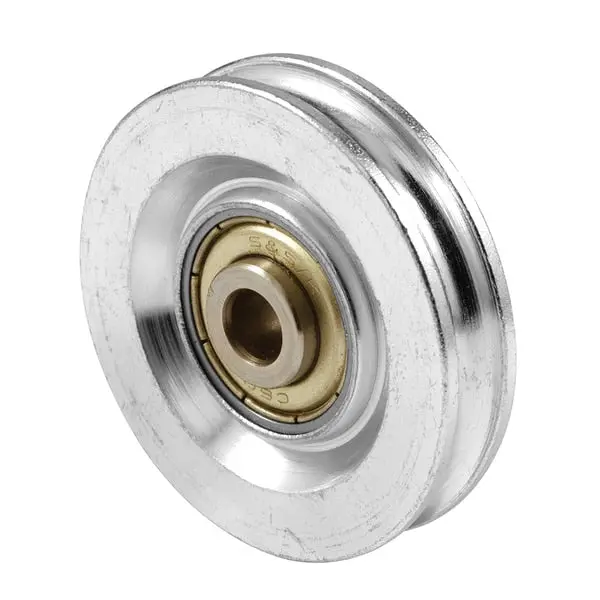 Steel Ball Bearing Roller,  Zinc Plated,  1-25/32 In. Diameter,  3/8 In 1