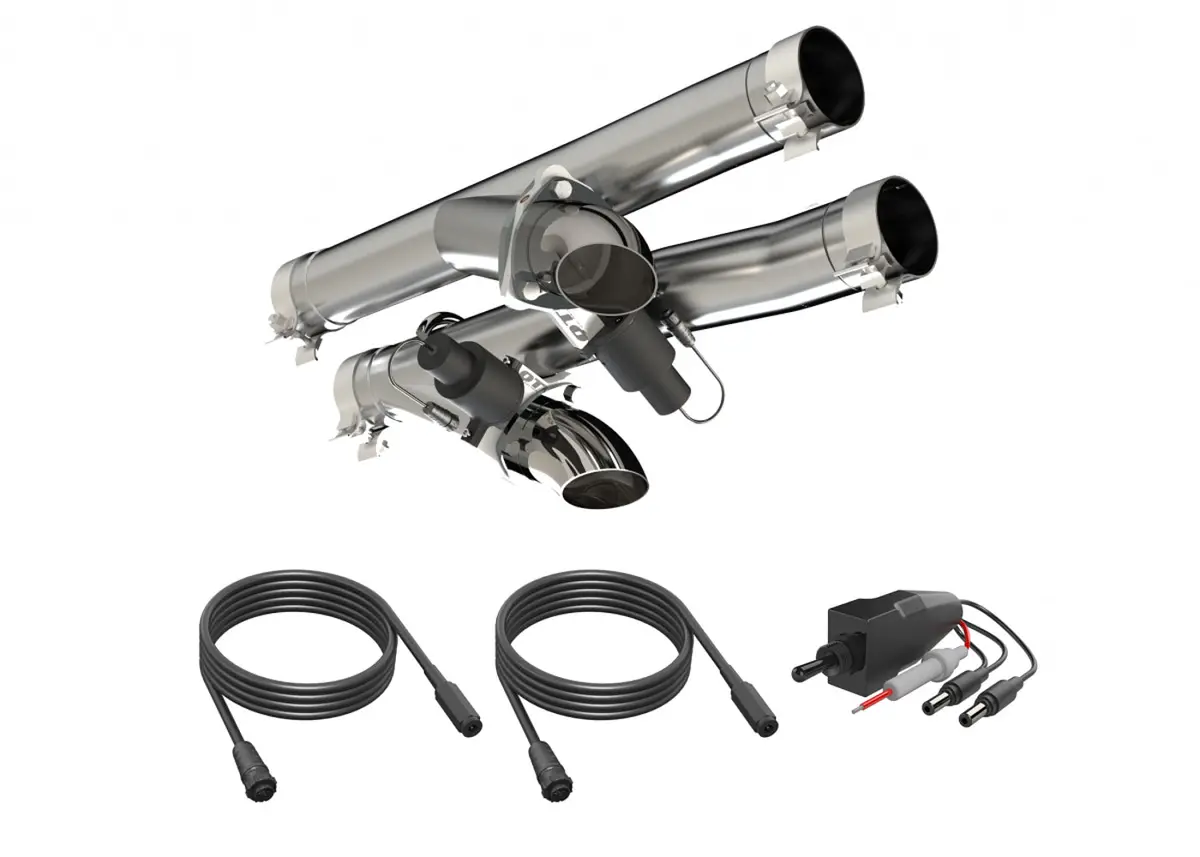 Quick Time Performance 520121 Aggressor Cutout Pipes For 2021-2024 Ram Trx 6.2L 1