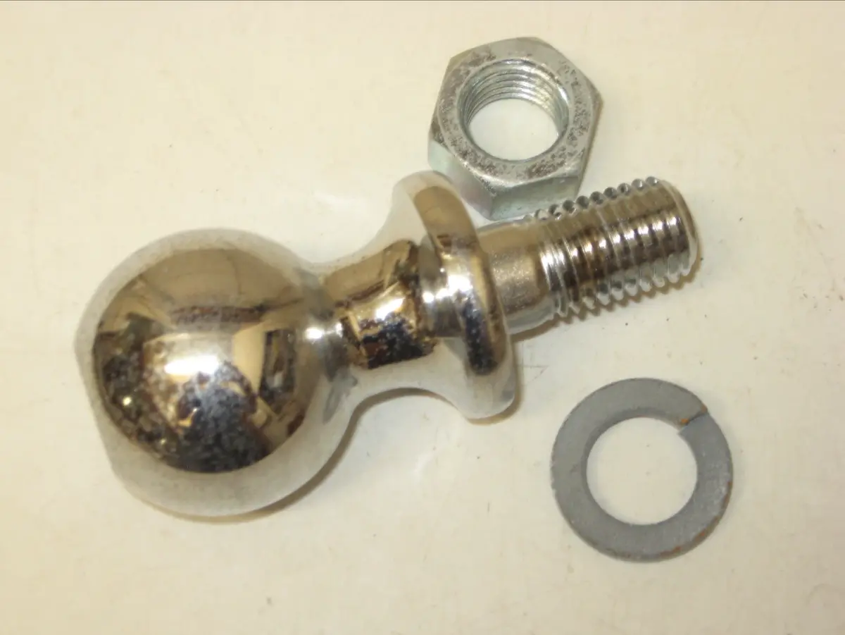 Acar 1-7/8" Trailer Hitch Ball — 3/4" Shank, 1-1/2" Length, 2,000 Lbs Capacity 1