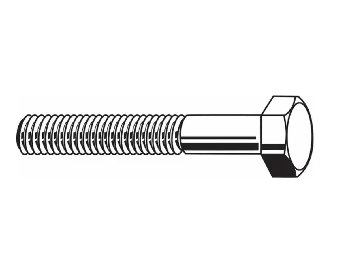 Grade 8, 5/16"-18 Hex Head Cap Screw, Black Oxide Steel, 8 In L, 5 Pk 1