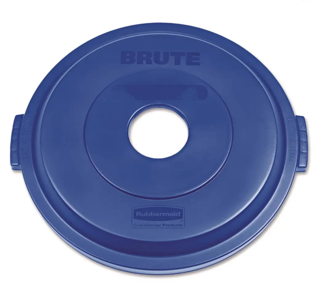 Rubbermaid Commercial Brute 32-Gallon Heavy-Duty Round Container Lid 1