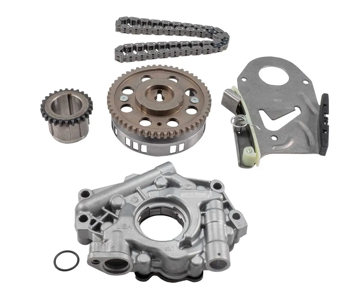 Melling Topk-1007 Timing Kit W/Stock Replacement Oil Pump For 2005-2010 Gen Iii 6.1L Hemi 1