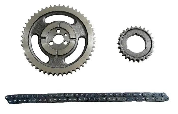 Enginetech Ts168x Adjustable .250" Roller Timing Chain Set For Chevrolet Bbc 396 427 454 1