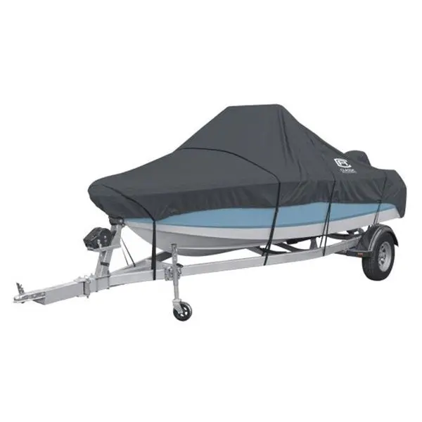 Stormpro Center Console Boat Cover - Model D,  Charcoal 1