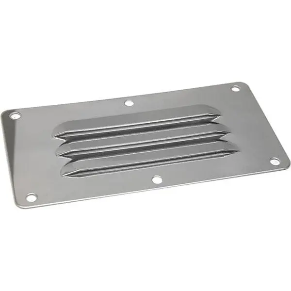 Stainless Steel Louvered Vent - 5 X 9 In. 1