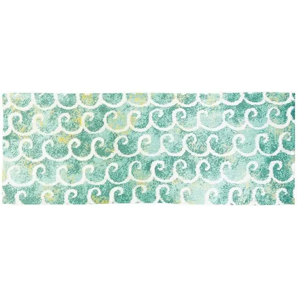 21 X 54 In. Dancing Waves Runner Rug 1
