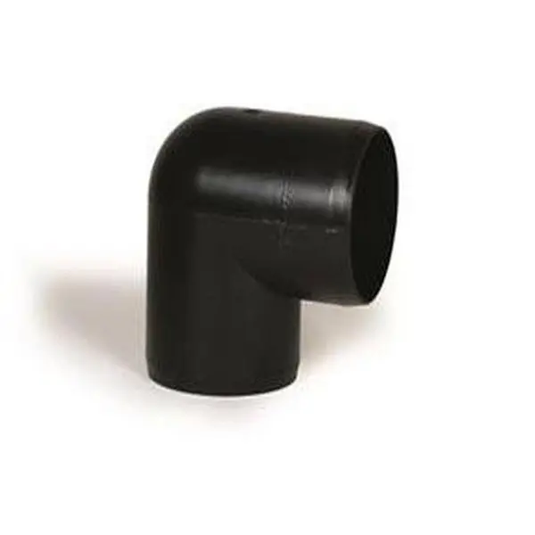 90 Deg Sewer Hose Splice Elbo - Black 1