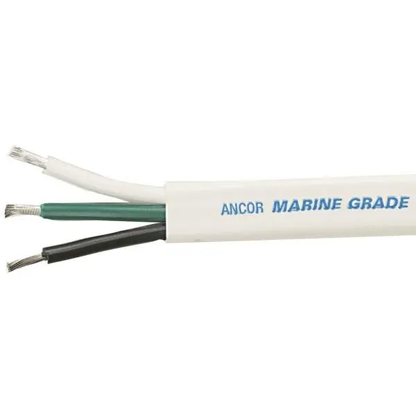 131710 100 Ft. Flat 16-3 Gauge 3 X 1 Mm White Triplex Cable 1