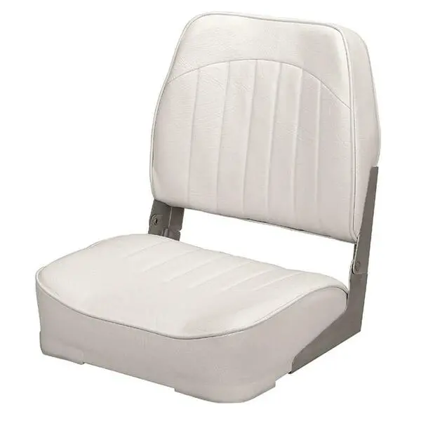 8Wd734pls-710 Low Back Economy Fishing Boat Seat - White 1