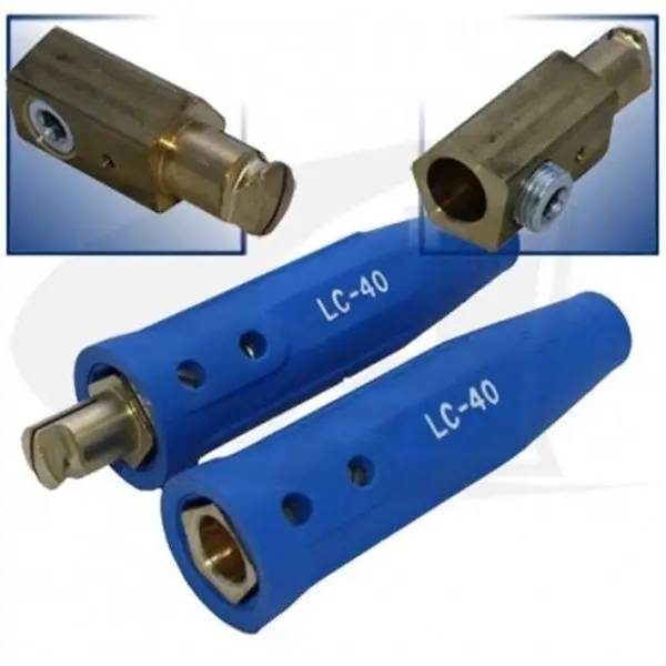 Lenco 380-05556 Le L-40 Cable Connector Male - Blue 1