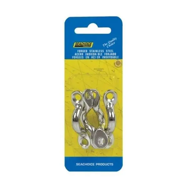 Seachoice 28811 1.75 In. Stainless Steel Eye Straps  4 Per Card 1