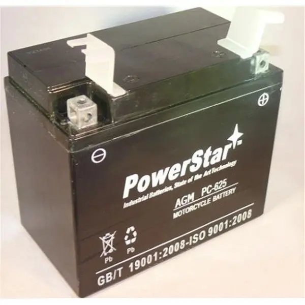Powerstar Ps-625-08 Battery For 1987-2008 Yamaha All Wave Runner Models Yb16cl-B Aka Cb16cl-B 1