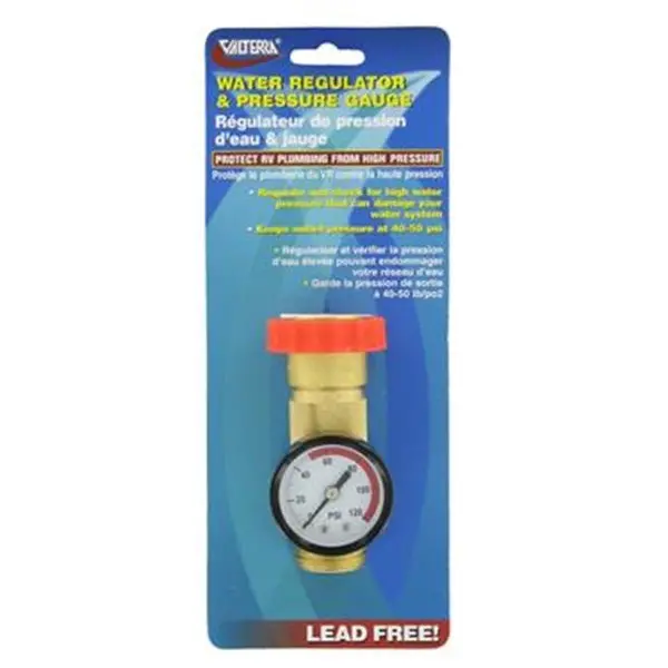 Valterra Llc A011124vp Fresh Water Pressure Regulator,  Brass 1