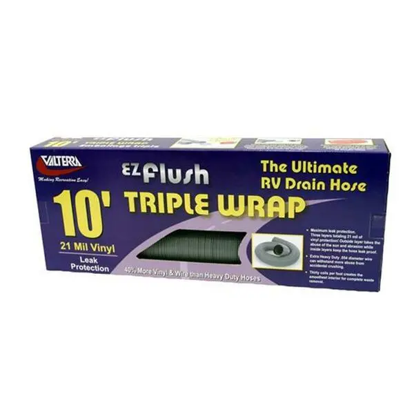 10 Ft. Ez Flush Sewer Hose- Silver 1