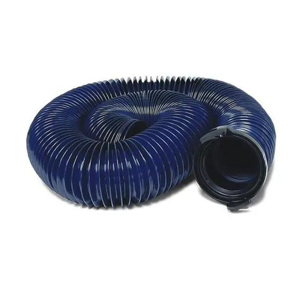 D040121 20 Ft. Quick Drain Sewer Hose; Blue 1