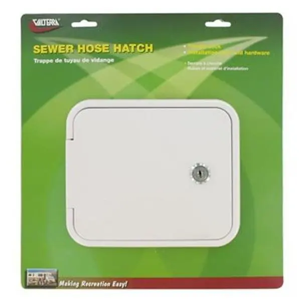 Valterra Llc D040471vp Sewer Hose Storage Carrier Door; White 1