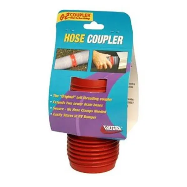 Valterra Llc F023102 Ez Coupler Sewer Hose Connector; Red 1