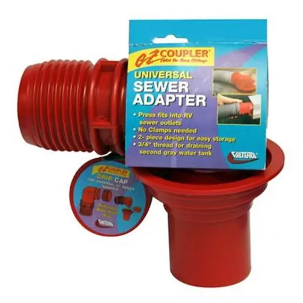 Valterra Llc F023103 Ez Coupler Sewer Hose Connector,  Red 1