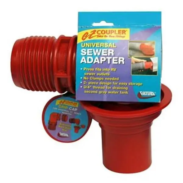 Valterra Llc F023103 Ez Coupler Sewer Hose Connector; Red 1