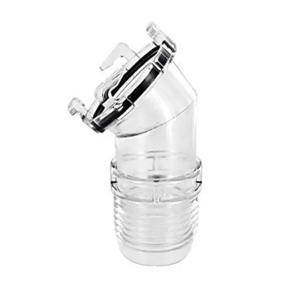 F023111 Sewer Hose Connector; Clear 1