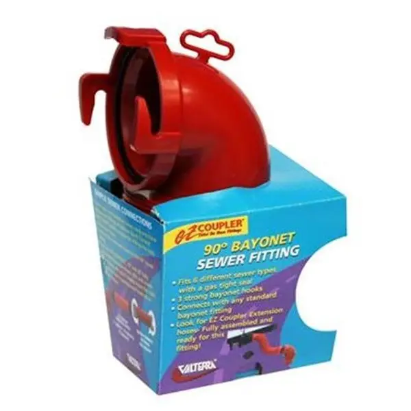 Valterra Llc F023112 Ez Coupler Sewer Hose Connector; Red 1