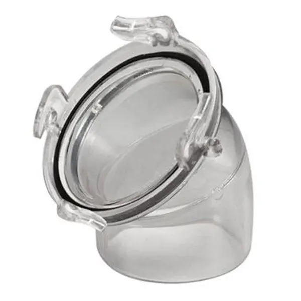 Valterra Llc T1026 45 Degree Sewer Hose Connector; Clear 1