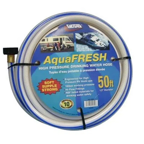 Valterra Llc W015600 Fresh Water Hose; White; 0.5 In. X 50 Ft. 1