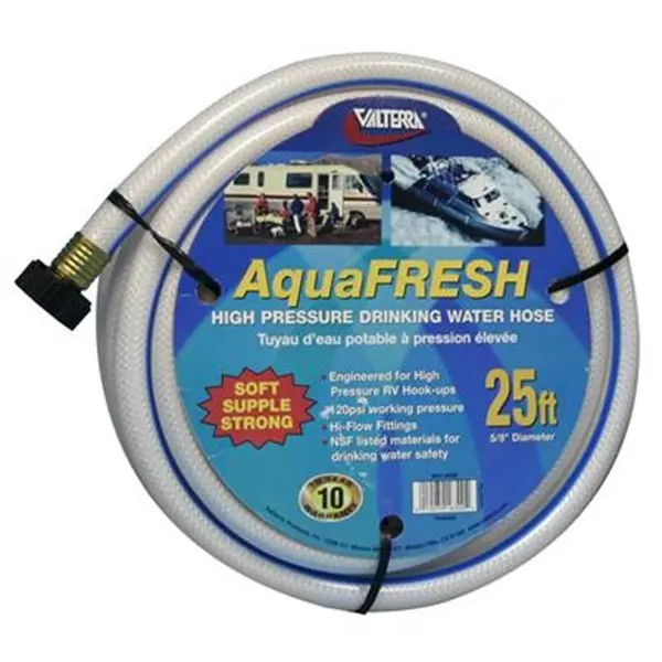 Valterra Llc W016300 Fresh Water Hose,  White,  0.62 In. X 25 Ft. 1