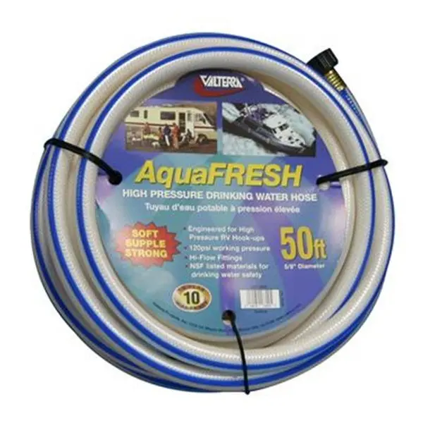 Valterra Llc W016600 Fresh Water Hose,  White,  0.62 In. X 50 Ft. 1