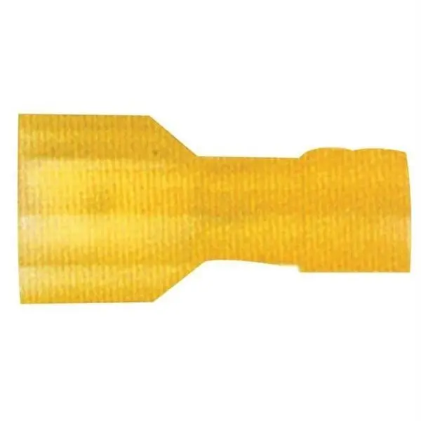 Fully Insulated Male Quick Disconnect Cable; 100 Pk -12 - 10 Gauge 1