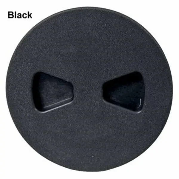 Sure-Seal Deck Plates - Screw Out - Polar White - Cut Out - 6.25 In. 1