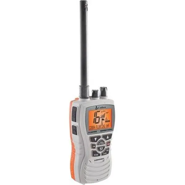 Mr Hh350wflt Cobra Mrhh350flt Floating Hand Held Vhf White 1