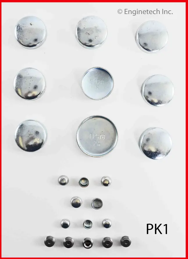 Enginetech Rcc350a Rebuild Kit With Flat Top Pistons For 1967-1985 Gm Truck 5.7L 350 Car & Lt Truck 11