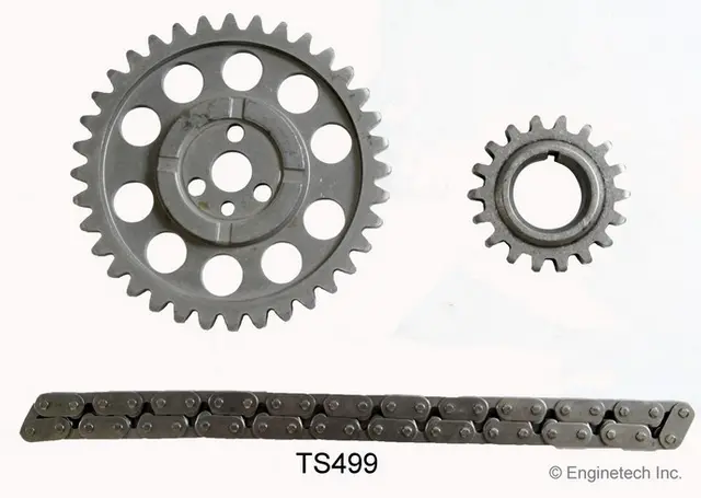 Enginetech Rcc350a Rebuild Kit With Flat Top Pistons For 1967-1985 Gm Truck 5.7L 350 Car & Lt Truck 6