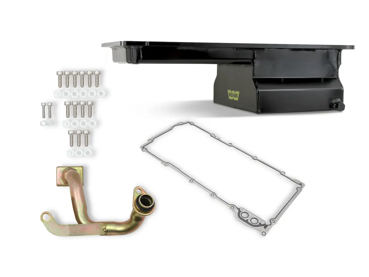 Weiand 5042Wnd Front Sump Oil Pan Kit For Gm Ls1/2/6 & Lq9 1