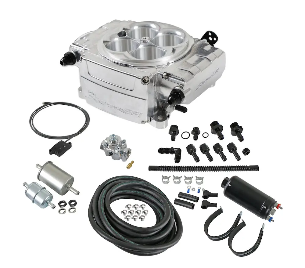 Holley 550-510-Bxk Sniper 2 Efi Inline Pump - Without Pdm - Bluetooth Module (Usa / Canada Only) - Polished 1