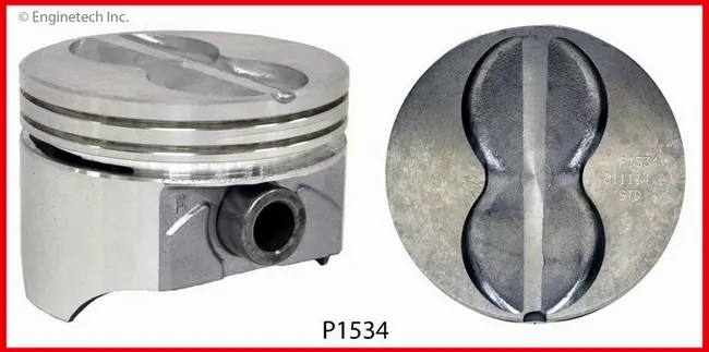 Enginetech Rcc350a Rebuild Kit With Flat Top Pistons For 1967-1985 Gm Truck 5.7L 350 Car & Lt Truck 3