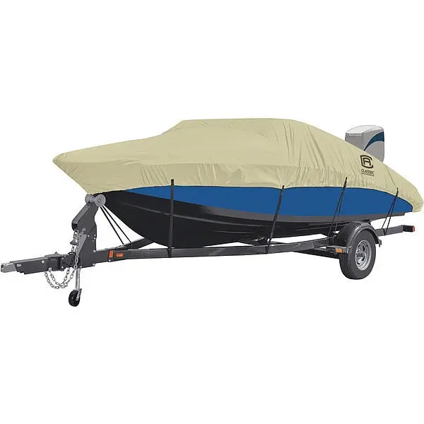 Waterproof Boat Cover,  Model E,  Tan 1