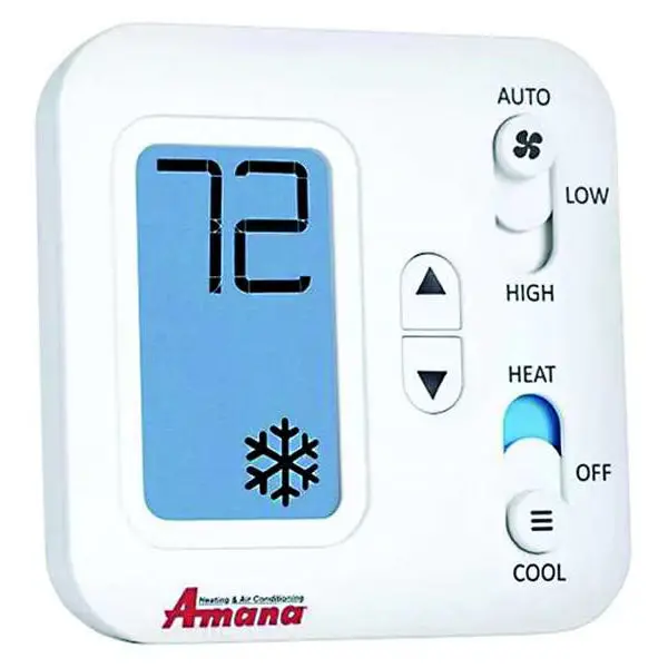 Mechanical Thermostat, Plastic, 3 In. D 1