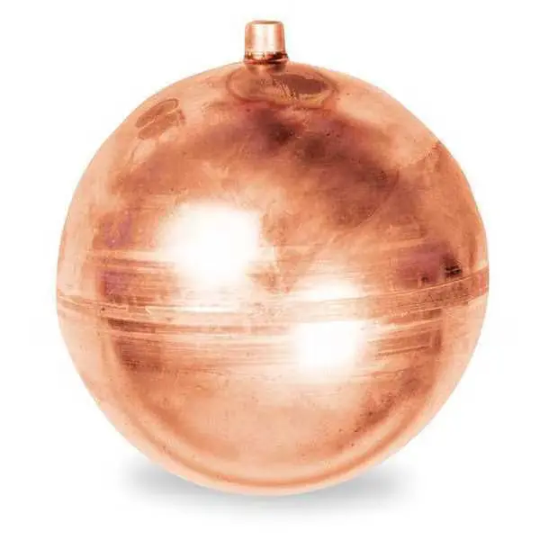 Float Ball, Round, Copper, 6 In 1