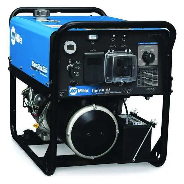 Engine Driven Welder,  Blue Star 185 Series,  Electric Start,  13 Hp,  Gas,  6, 500 W Peak 1