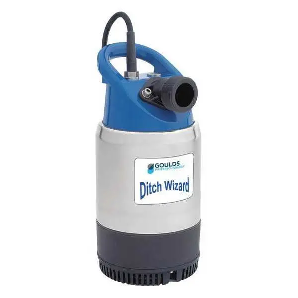 Dewatering Pump, 1 Hp, 230V, 4.9A 1