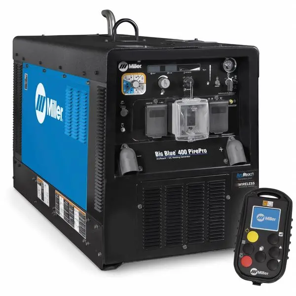 Engine-Driven Welder, Blue, Diesel, 400 A 1
