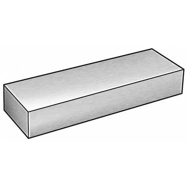 Flat Stock, Al, 6061, 3/4 X 1 1/2 In, 3 Ft 1