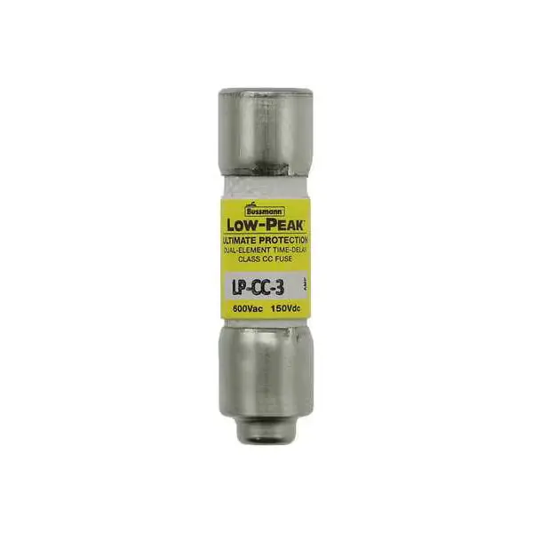 Cc Class, Time-Delay, 3A, 600V Ac, Non-Indicating 1