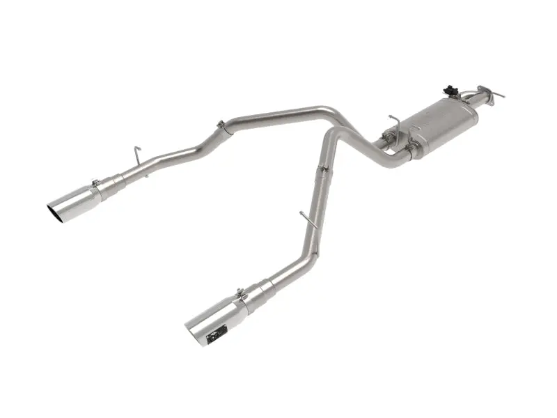 Afe 49-32081-P Gemini Xv 3" 304 Stainless Steel Cat-Back Exhaust W/ Cut-Out For 2019-2024 Ram 1500 5.7L Hemi 1