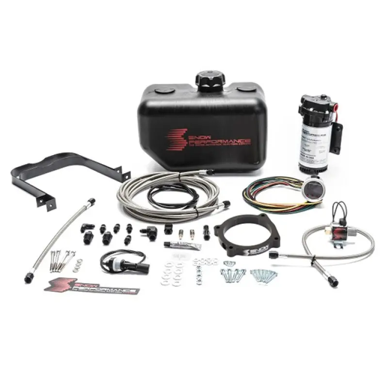 Snow Performance Stg 2 Boost Cooler Challenger/Charger Hellcat Water Inj Kit (Ss Braid Line/4An Fit) 1