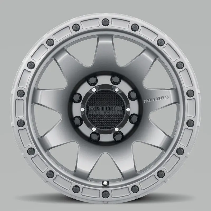 Method Mr317 20X9 +18Mm Offset 8X6.5 130.81Mm Cb Matte Titanium Wheel 1