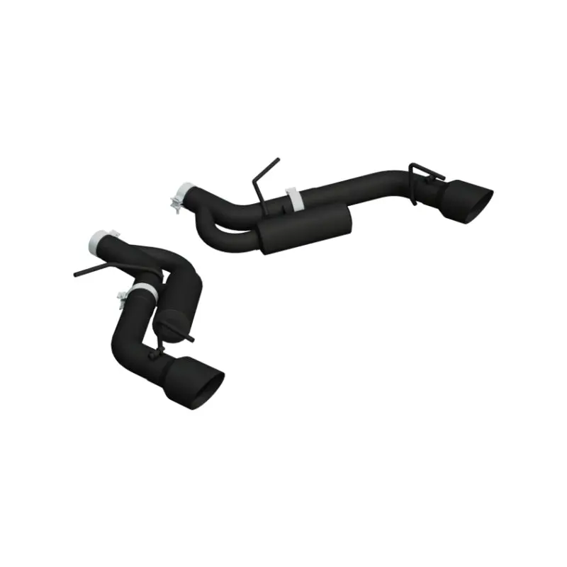 Mbrp 2016-2019 Chevrolet Camaro Ss Dual Rear Exit Axle Back W/ 4.5In Od Tips - Blk (Non Npp Models) 1
